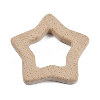 Natural Beech Wooden Baby Teething Toys WOOD-U003-08-1