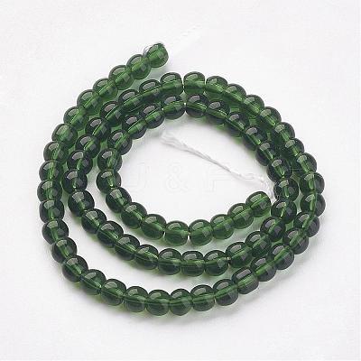 Glass Beads Strands GR4mm18Y-1