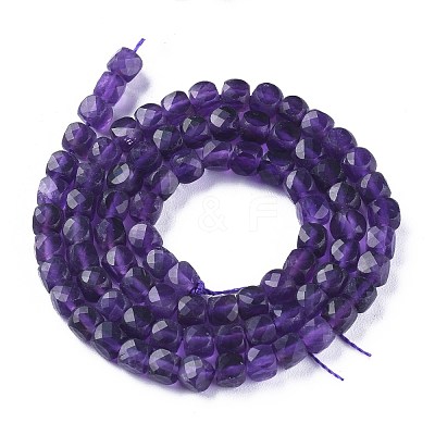 Natural Amethyst Beads Strands G-E560-A17-1