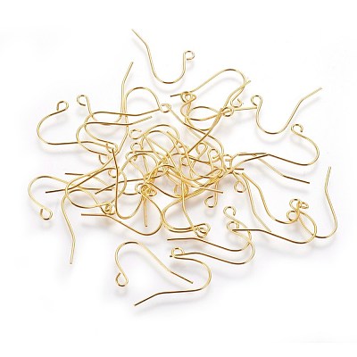 Iron Earring Hooks IFIN-T001-04G-NF-1