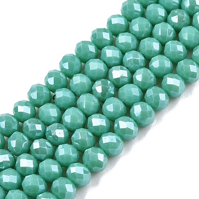 Electroplate Glass Beads Strands LS-EGLA-A044-P3mm-A31-1