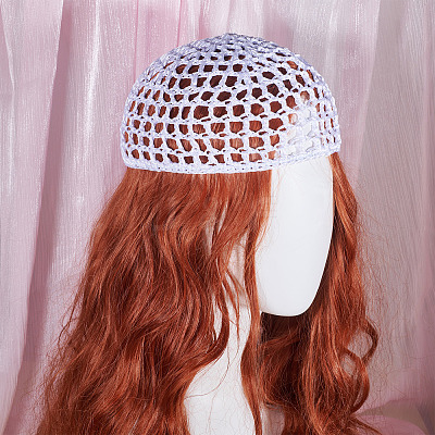 1Pc Cloth African Kufei Hat for Women AJEW-TADJ0001-12G-1