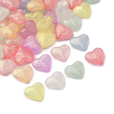 Luminous Transparent Acrylic Beads LACR-S001-14C-1