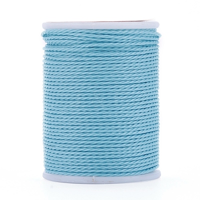 Round Waxed Polyester Cord X-YC-G006-01-1.0mm-06-1