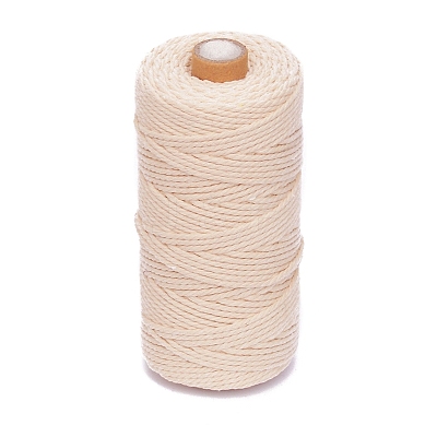 100M Round Cotton Braided Cord PW-WG54274-43-1