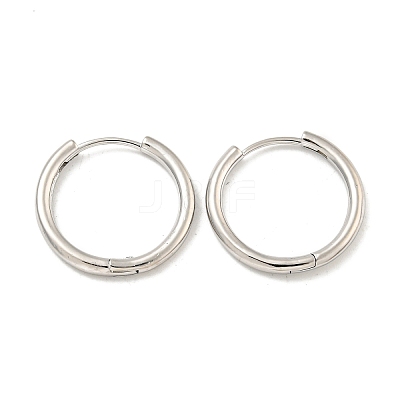Brass Hoop Earrings EJEW-L211-08F-P-1