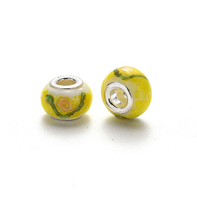 Handmade Lampwork European Beads X-LPDL-N001-M-1