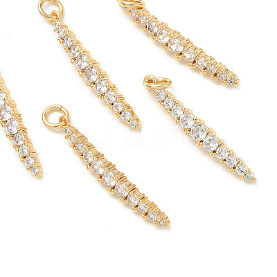 SHEGRACE Brass Micro Pave Cubic Zirconia Pendants XGRQ3D897-502G-1