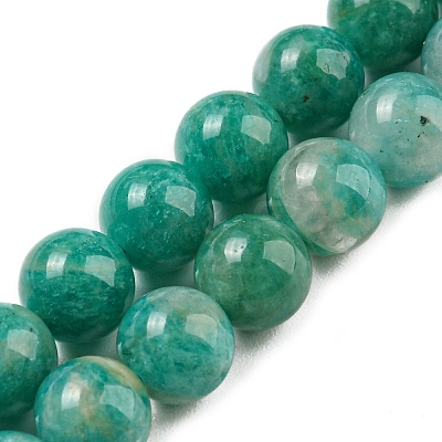 Natural Amazonite Beads Strands G-P503-6MM-10-1