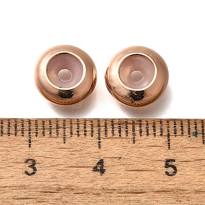 Rack Plating Brass Beads KK-M313-02B-RG-1