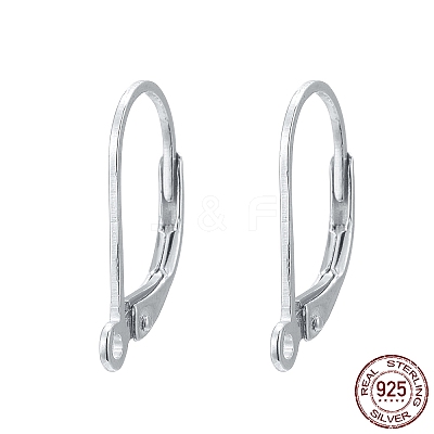 925 Sterling Silver Hoop Earrings STER-P032-06S-1