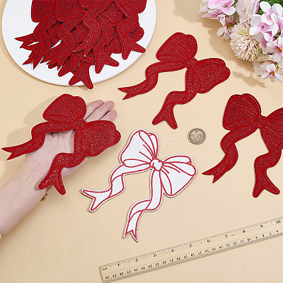 Polyester Iron on/Sew On Patches DIY-WH0595-01D-1