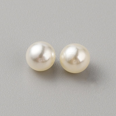 Plastic Imitation Pearl Beads KY-WH0048-27A-1