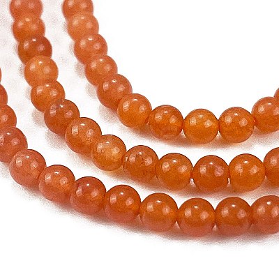 Natural Red Aventurine Beads Strands X-G-M438-A09-01-1