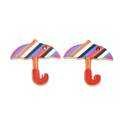 Alloy Enamel Pendants ENAM-C005-35G-1