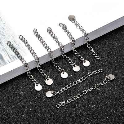 Tarnish Resistant 304 Stainless Steel Chain Extender X-STAS-E104-41G-1