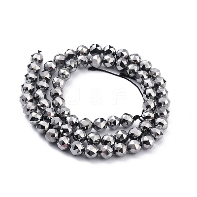 Terahertz Stone Beads Strands G-D461-13B-1
