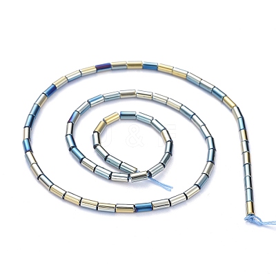 Electroplate Glass Beads Strands EGLA-K014-B-FP05-1