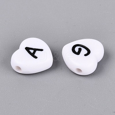 Opaque Acrylic Enamel Beads SACR-Q001-16A-C01-1