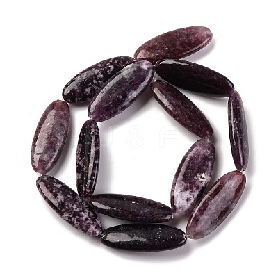 Natural Lepidolite Beads Strands G-B078-E08-01-1