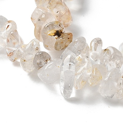 Natural Herkimer Diamond Beads Strands X-G-M205-95-1