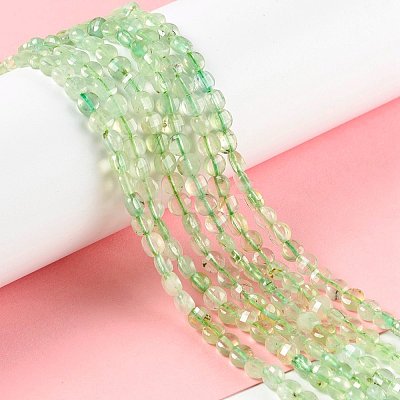 Natural Prehnite Beads Strands G-D0003-A99-1
