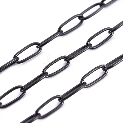 304 Stainless Steel Paperclip Chains CHS-F010-01B-B-01-1