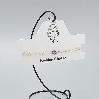 Cardboard Necklace Display Cards CDIS-FG0001-43-1