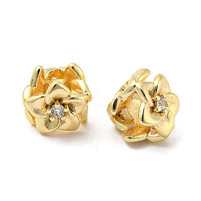 Brass Bead with Glass KK-H460-05G-1
