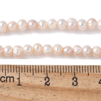Natural Cultured Freshwater Pearl Beads Strands PEAR-I007-07L-04-1