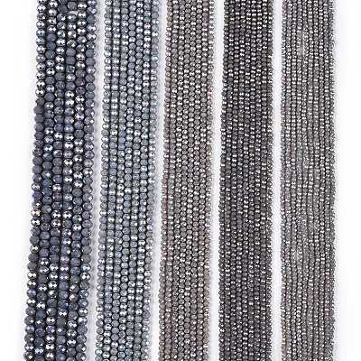 Electroplate Glass Beads Strands LS-EGLA-A044-P6mm-B10-1