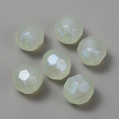 Translucent Acrylic Beads TACR-TAC0004-03D-1