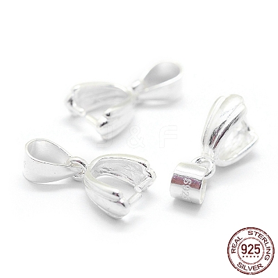 925 Sterling Silver Pendant Bails STER-I016-124B-1