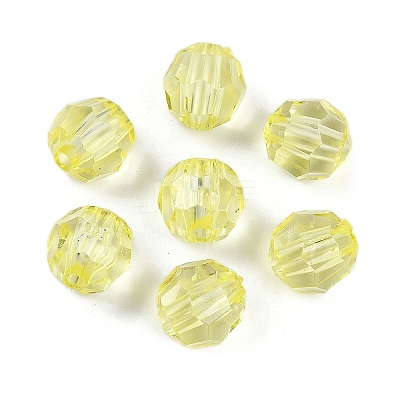 Transparent Acrylic Beads OACR-Q015-02C-1