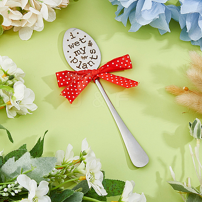 Iron Plant Labels Spoons DIY-WH0060-78A-1