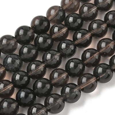 Natural Ice Obsidian Beads Strands G-P590-A03-10mm-02-1