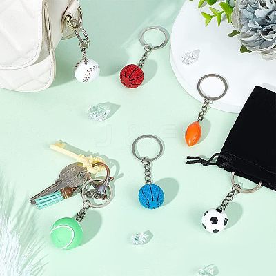 Resin & Plastic Pendants Keychains KEYC-OC0001-30-1