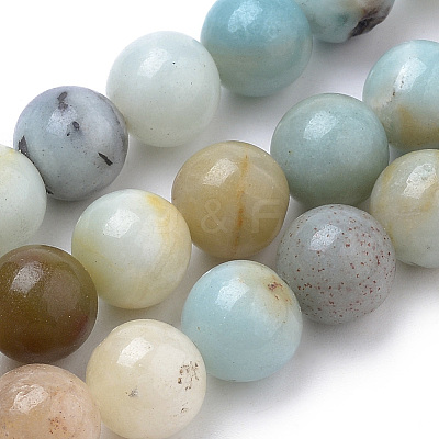 Natural Flower Amazonite Beads Strands LS-G-S259-13-12mm-1