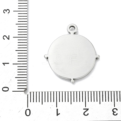 304 Stainless Steel Pendant Cabochon Settings STAS-G361-05P-1