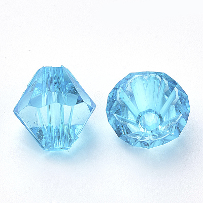 Transparent Acrylic Beads X-TACR-S146-4mm-M-1