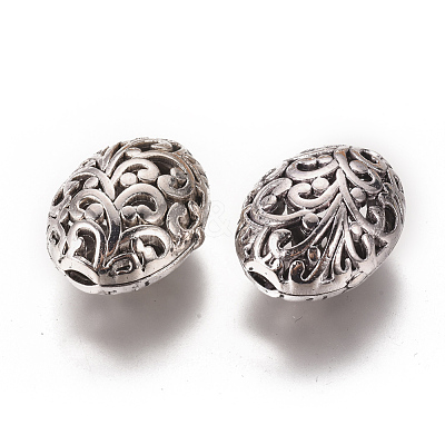 Tibetan Style Filigree Beads X-TIBEB-A12556-FF-2-1