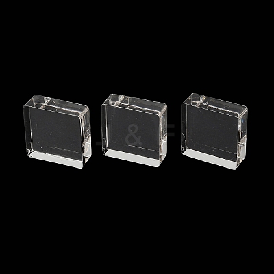 Square Transparent Acrylic Jewelry Display Pedestals ODIS-XCP0001-37-1
