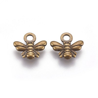 Tibetan Style Alloy Charms TIBEP-A123292-AB-FF-1