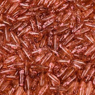 Picasso Transparent Glass Seed Beads SEED-N012-11C-1