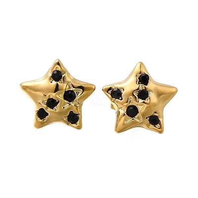 304 Stainless Steel Stud Earrings EJEW-F361-16G-1