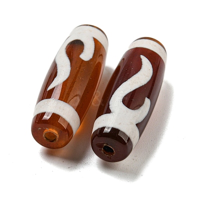Tibetan Style dZi Beads Strands G-P526-A07-1