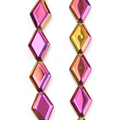 Electroplate Glass Beads Strands EGLA-B010-01A-FP01-1