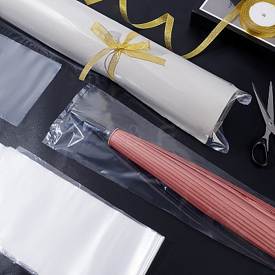 Rectangle Plastic Film Storage Bags ABAG-WH0038-46-1