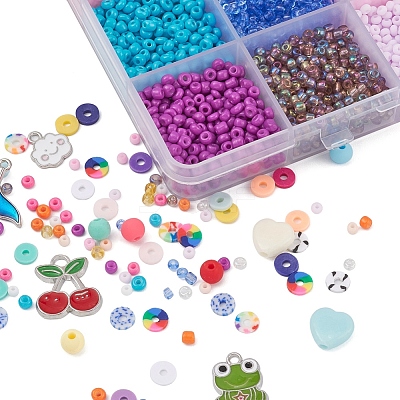DIY Seed & Heishi Beads Jewelry Set Making Kit DIY-YW0005-20-1