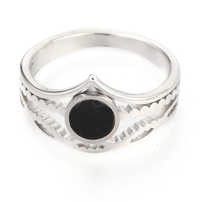304 Stainless Steel Finger Rings RJEW-J071-03P-7-1